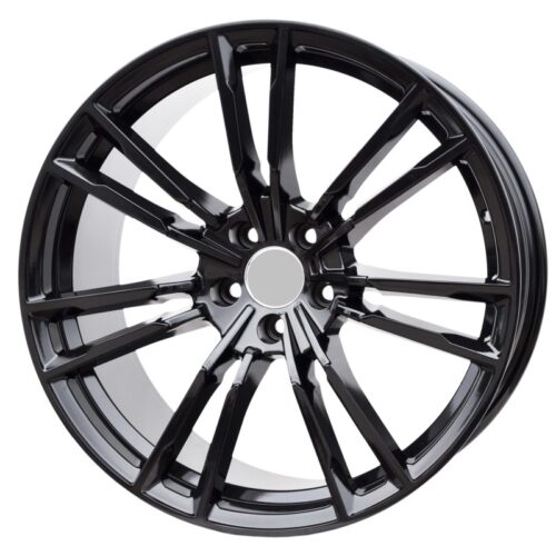 cerchi in lega replica BMW gloss black da 18″ unica misura in 5/120 ET 30