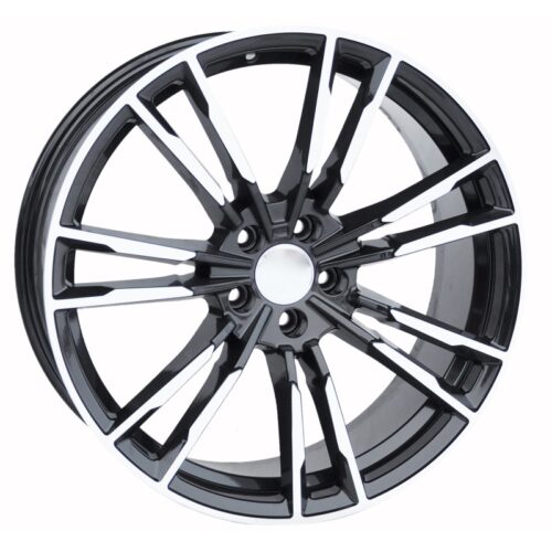 cerchi in lega replica BMW black diamond da 18″ unica misura in 5/120 ET 30