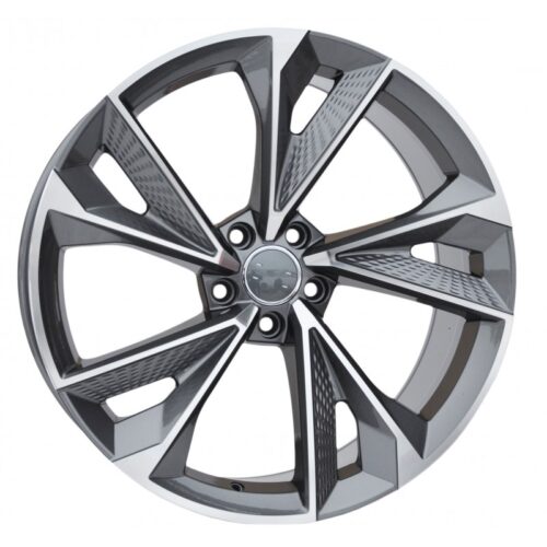 cerchi in lega replica Audi RS6 antracite diamantato da 19″ in 5/112 ET 40