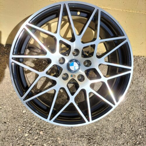 cerchi in lega replica BMW modello 666 black diamond da 18″ in doppia misura