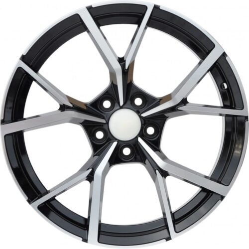 cerchi in lega replica Estoril black diamond da 18″ in 5/112 ET 45