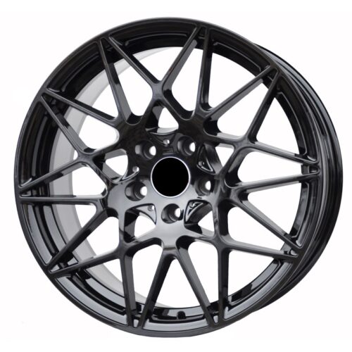 cerchi in lega replica BMW modello 666 gloss black da 19″ in doppia misura