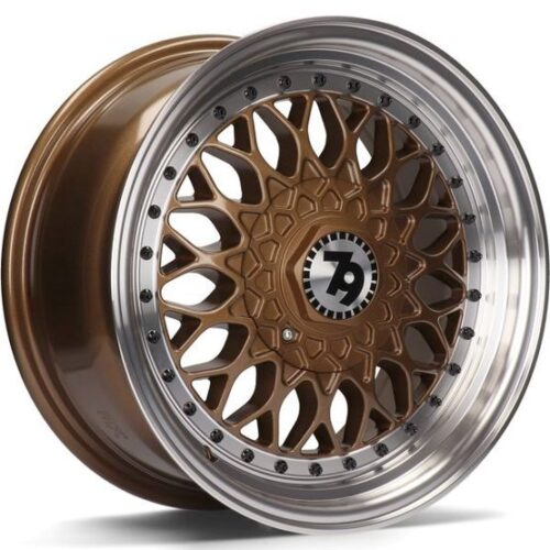 cerchi in lega 79 wheels SV-E Bronze LP da 15″ in 4/100-4/114.3 ET 30