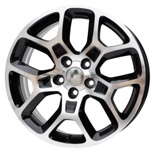 cerchi in lega replica Jeep black diamond da 17″ in 5/110 ET 40