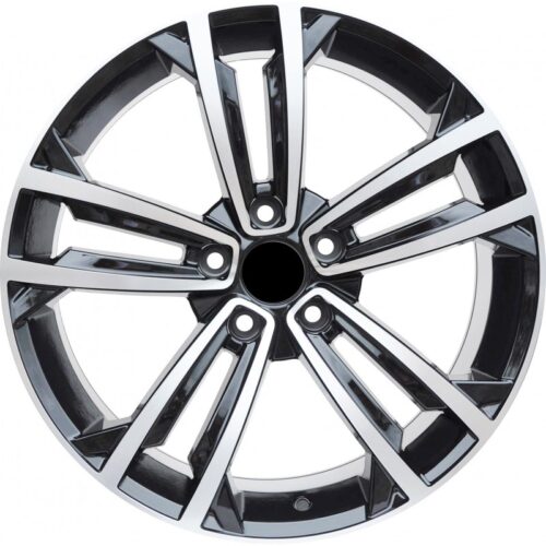 cerchi in lega replica Volkswagen modello Sevilla black diamond da 17″ in 5/112 ET 40