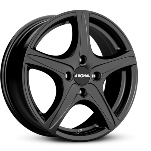 cerchi in lega Ronal R56 matt black da 15″ in 4/108 ET 40