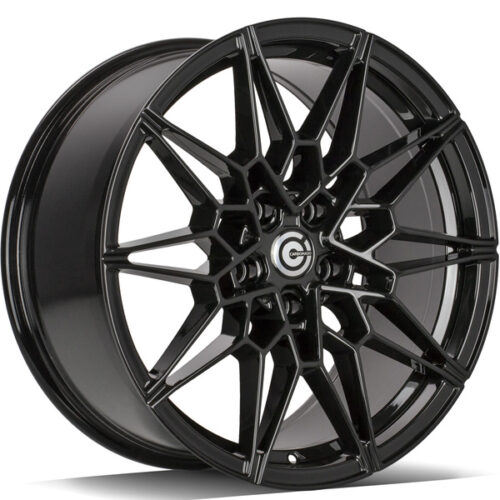 cerchi in lega Carbonado Solid gloss black da 19″ in 5/112 doppia misura