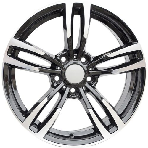 cerchi in lega replica BMW black diamond da 17″ in 5/120 ET 34