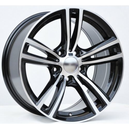 cerchi in lega replica BMW black diamond da 17″ in 5/120 ET 34