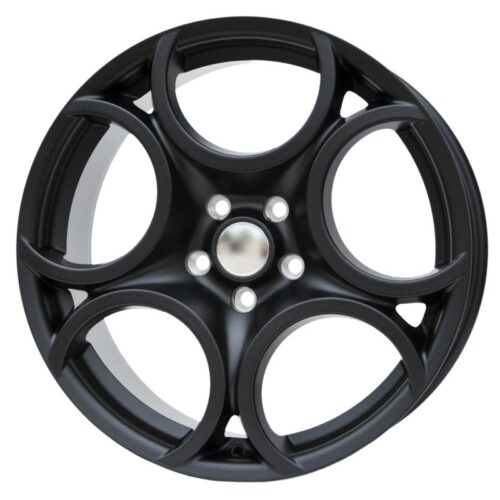 cerchi in lega replica alfa romeo matt black da 17″ in 5/110 ET 41