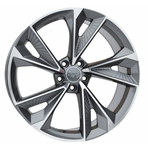 cerchi in lega replica Audi antracite diamantato da 18″ in 5/112 ET 40